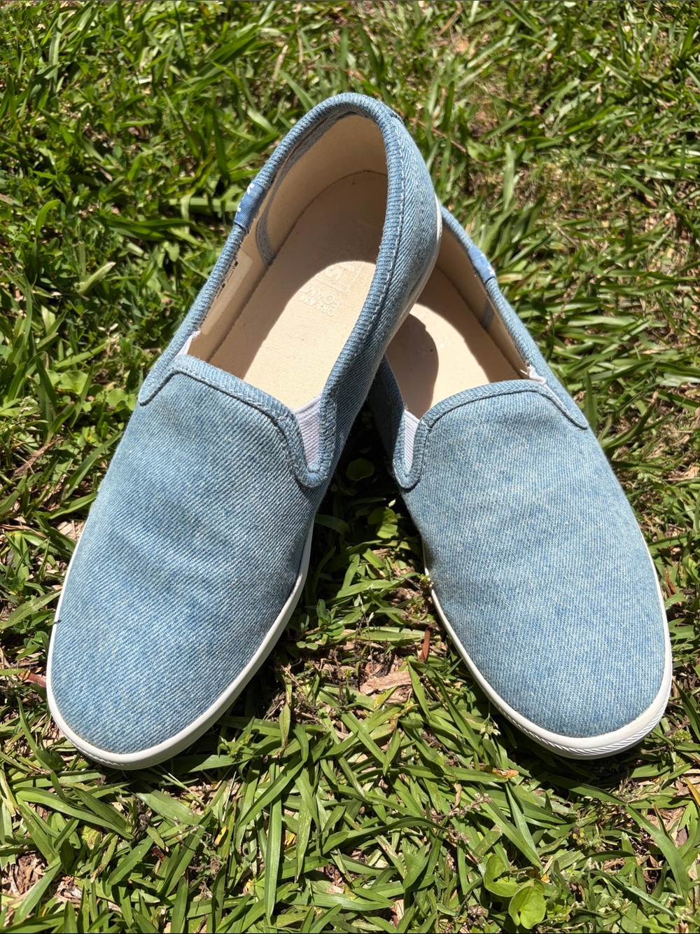 Keds Light Denim Blue Slip-On Sneakers